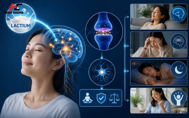 Cơ chế hoạt động của Lactium
