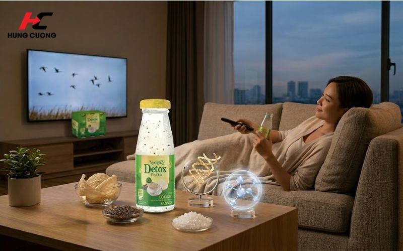 Thành phần nổi bật của Nunest Detox hạt chia