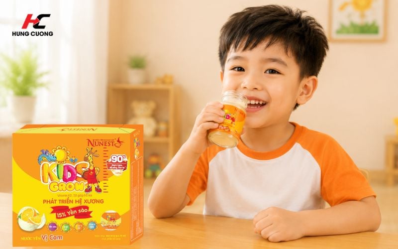 Nước yến sào Nunest Kid Grow