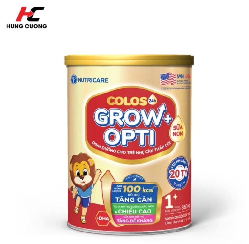 Sữa bột Nutricare Colos24h Grow Opti 1+