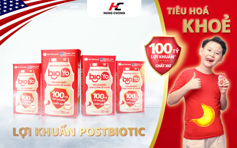Lợi khuẩn Postbiotic giúp tiêu hoá khoẻ