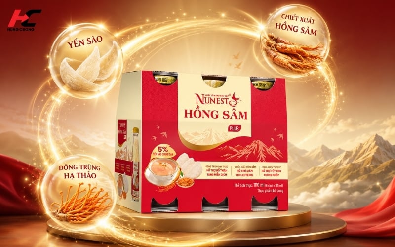 Nunest Hồng Sâm tăng cường sức đề kháng