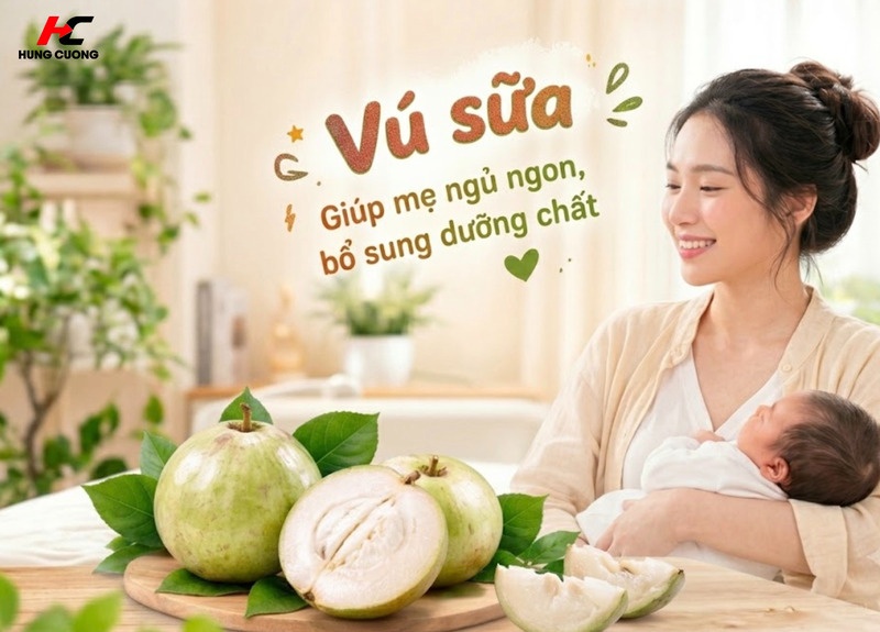 Trái vú sữa bổ sung canxi cho mẹ sau mổ