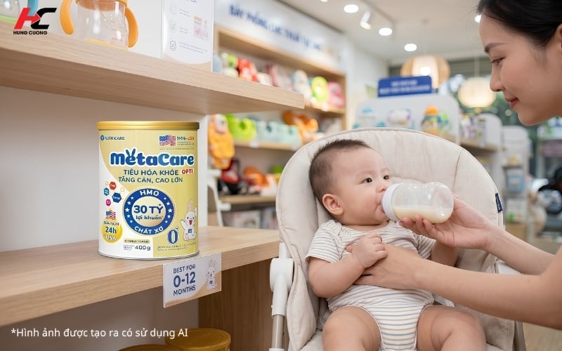 Sữa Metacare Opti cho trẻ sơ sinh tiêu hóa khỏe