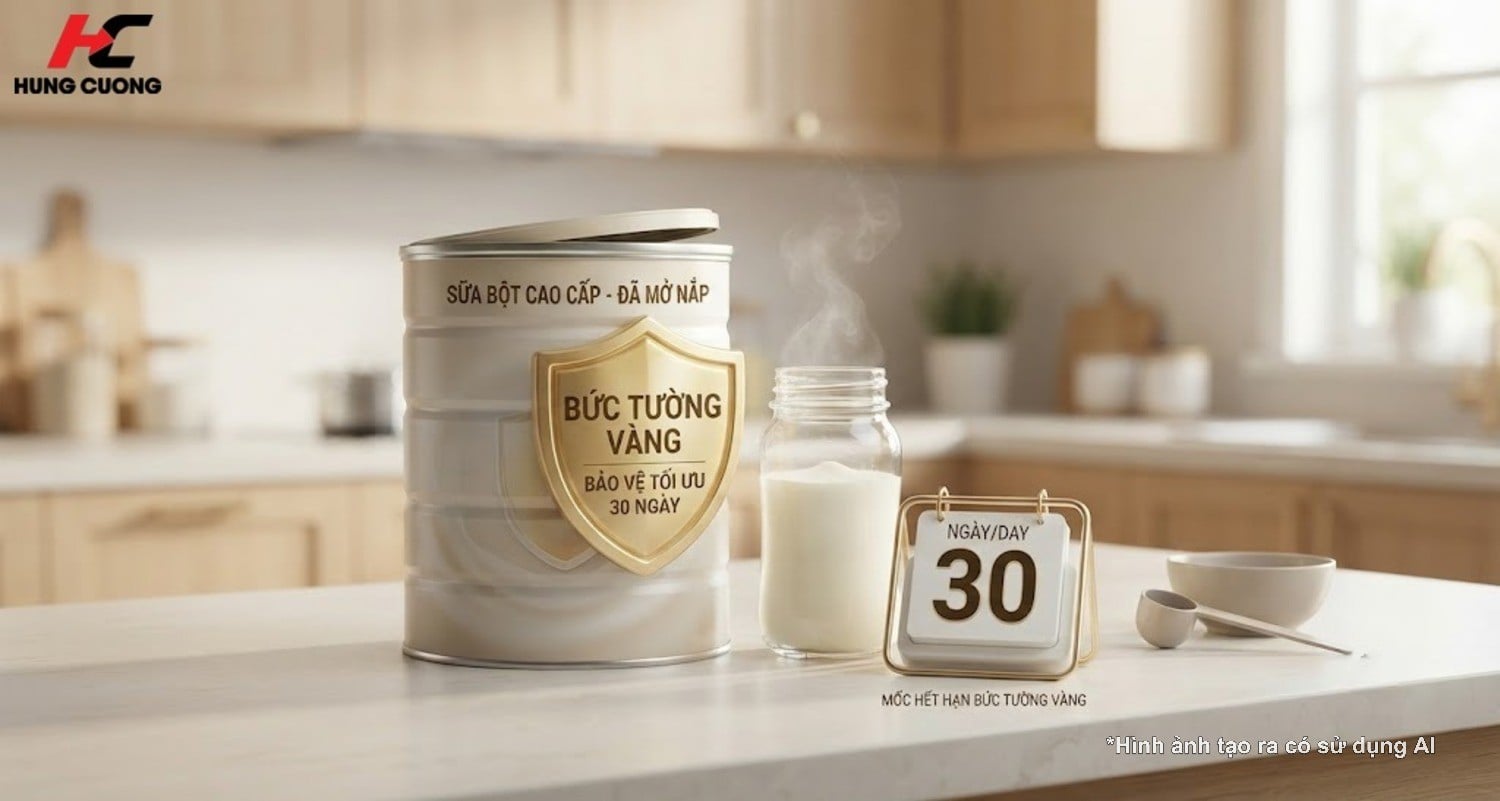 Mốc 30 ngày của sữa bột