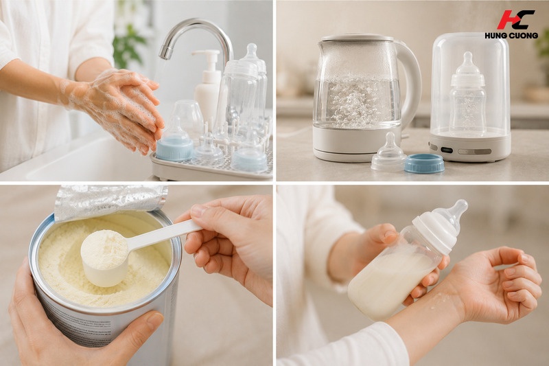 Hướng dẫn khoa học cách pha sữa đúng để bảo toàn hiệu quả của Postbiotic
