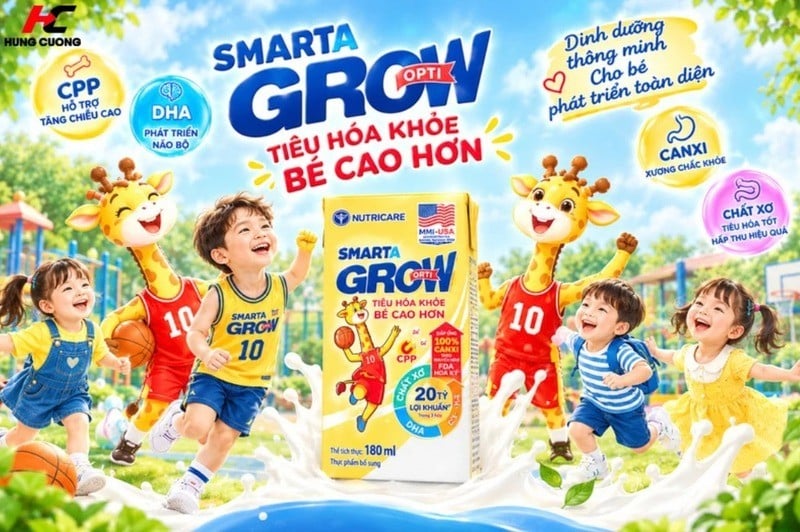 sữa pha sẵn smarta grow opti