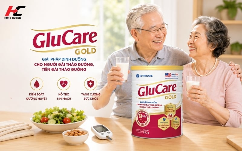Sữa dinh dưỡng y học Glucare Gold giúp kiểm soát đường huyết cho người đái tháo đường