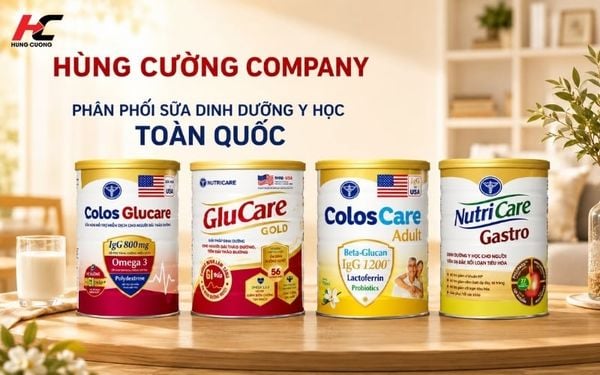 Hùng Cường Company phân phối sữa dinh dưỡng y học toàn quốc