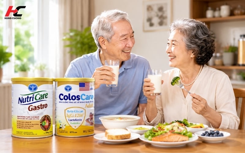 Sữa dinh dưỡng y học giúp người lớn tuổi có hệ tiêu hóa khỏe