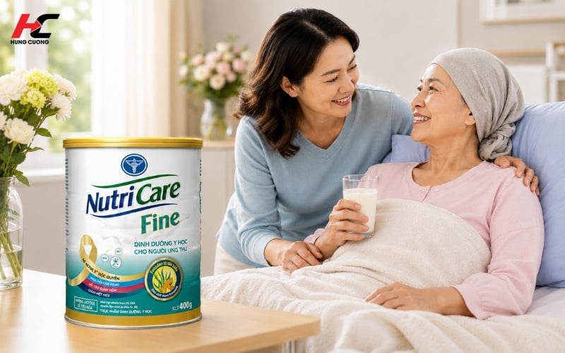 Sữa dinh dưỡng y học Nutricare Fine phù hợp cho người bệnh ung thư