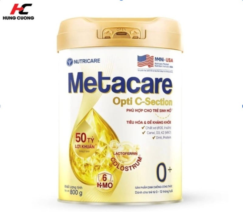 Sữa bột Metacare Vàng