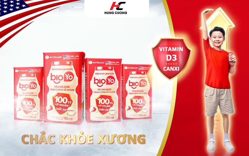 Vitamin D3 và Canxi giúp chắc khoẻ xương