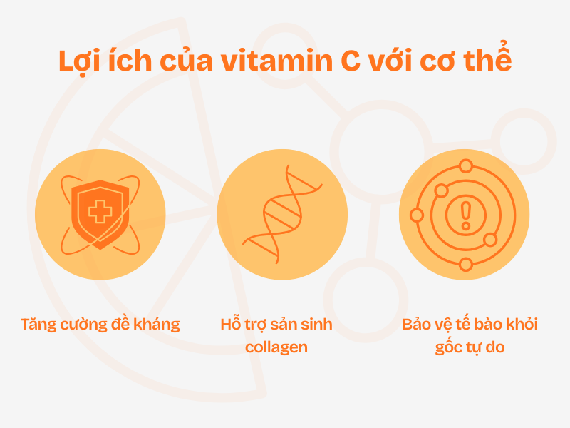 Hình ảnh về lợi ích của vitamin C với cơ thể