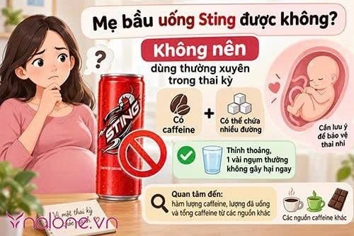Mẹ bầu uống Sting được không?