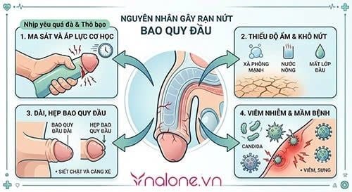 Nứt bao quy đầu là gì?