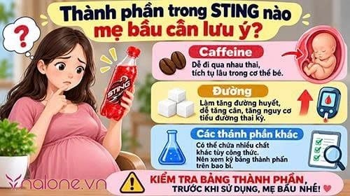 Mẹ bầu uống Sting được không?