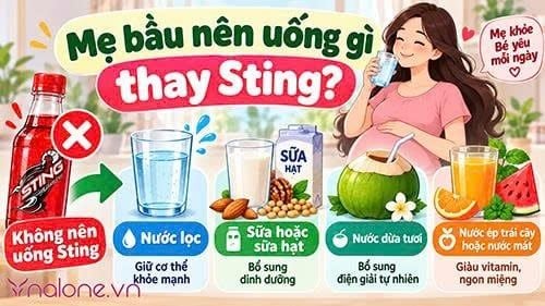 Mẹ bầu uống Sting được không?