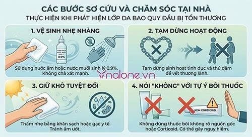 Nứt bao quy đầu là gì?