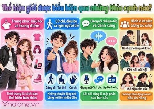 Vài trò của thể hiện giới là gì?