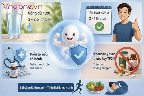 Tinh trùng đặc như thạch có sao không?