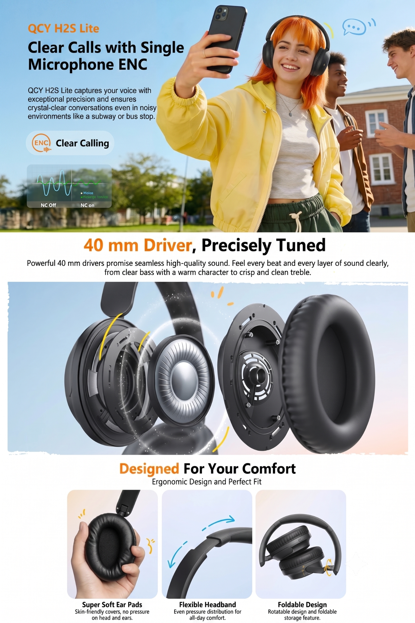 Tai Nghe Chụp Tai Không Dây QCY H2s Lite (Bluetooth v6.0, 60H, ENC, Dual-Device Connection, 40mm Dynamic Driver, QCY APP) 3 gemini generated image atfgudatfgudatfg