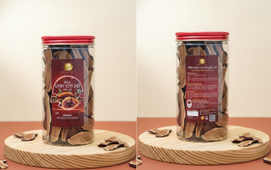 Tra nam Linh Chi do, hang Viet Nam chat luong cao.