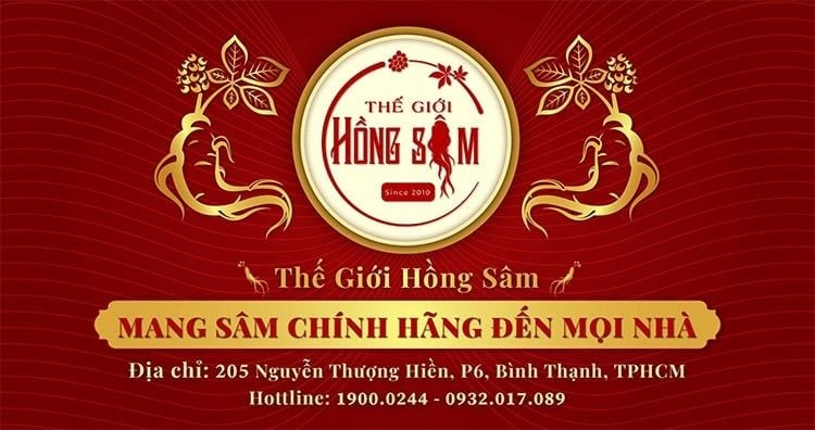 Thế Giới Hồng Sâm cung cấp sản phẩm chính hãng đến mọi nhà