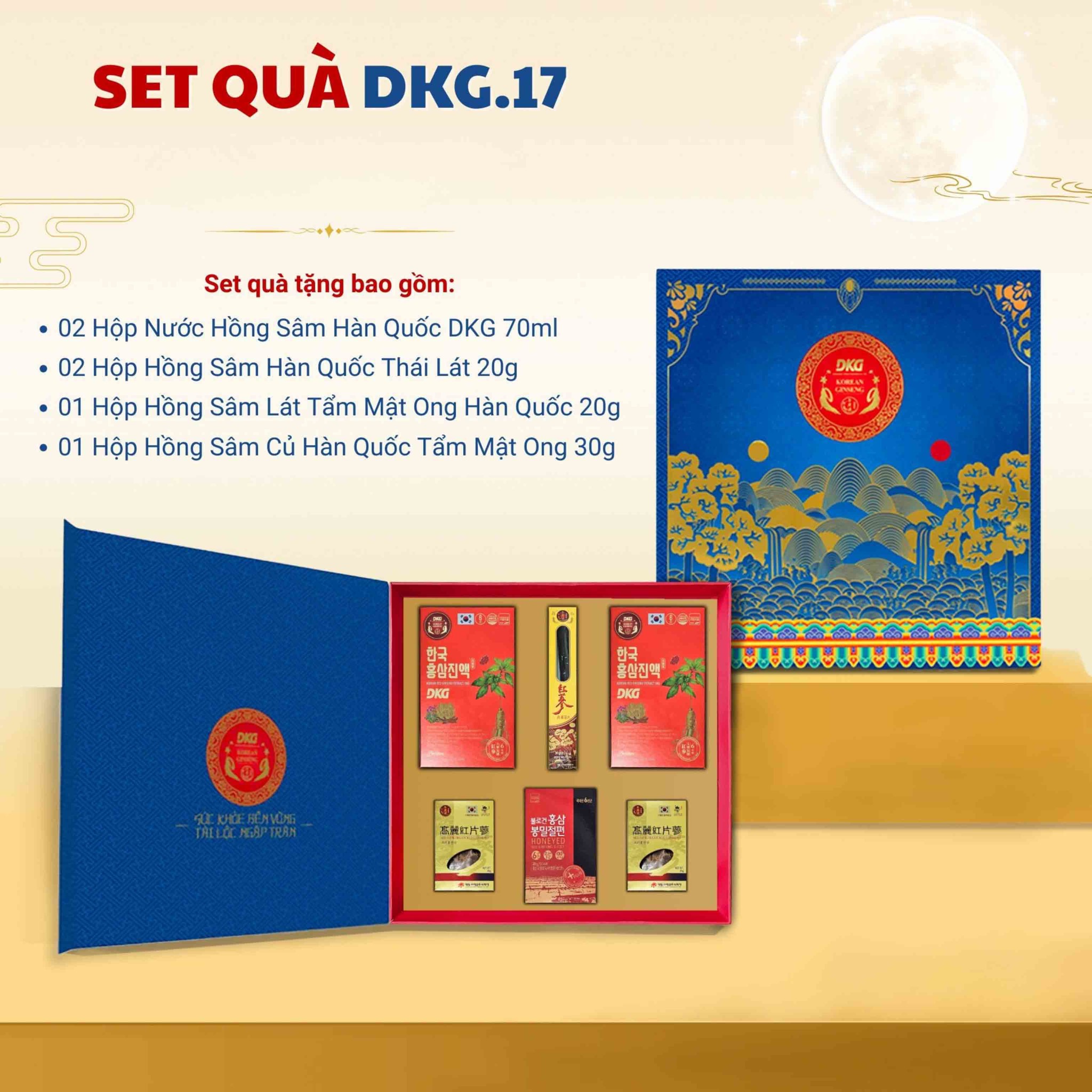 Hộp quà biếu Tết Daedong DKG.17