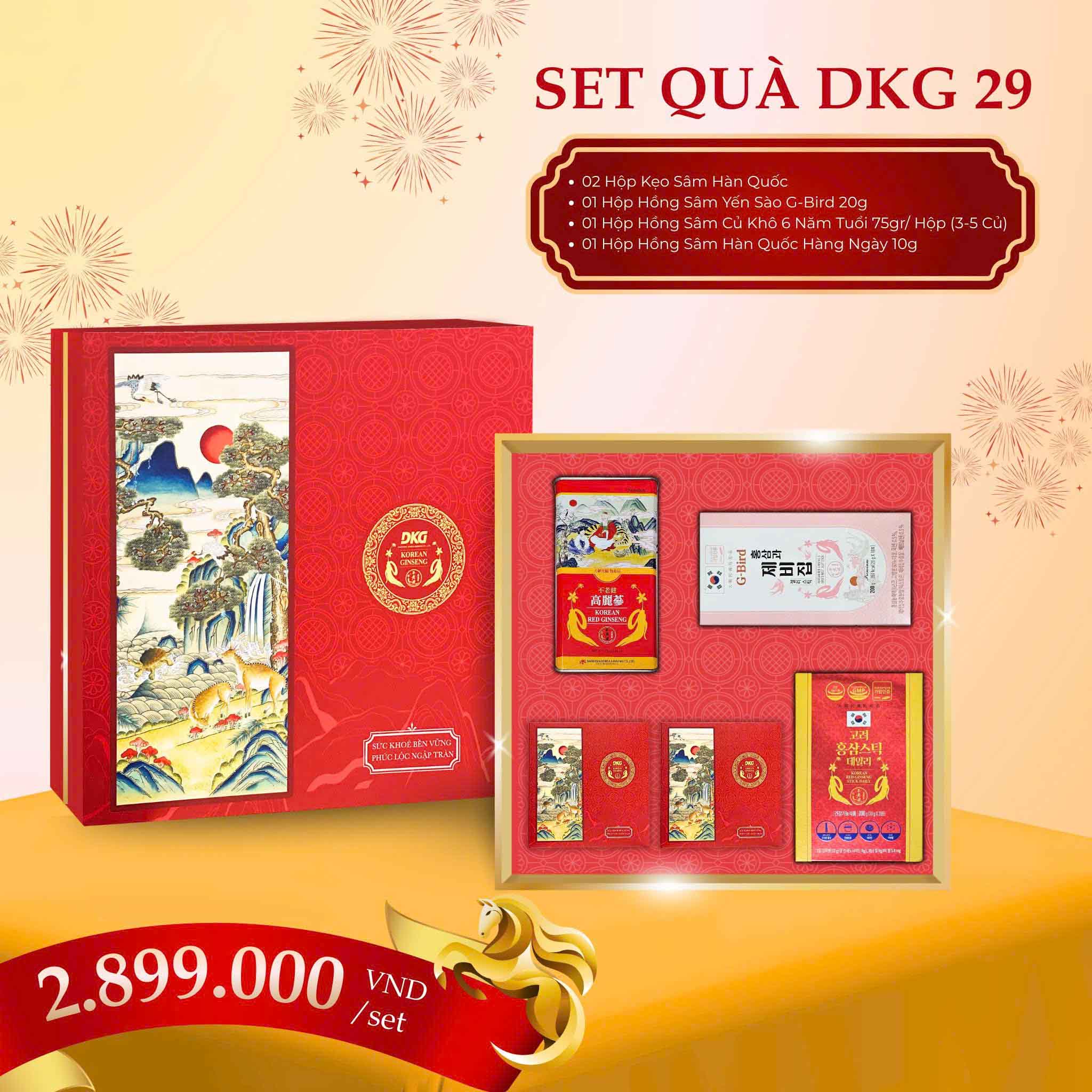 Hộp quà tết 2026 Daedong DKG.29