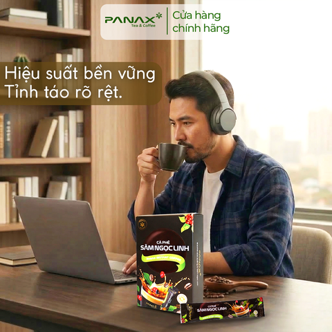 Cafe Sâm Ngọc Linh Hòa Tan: Năng Lượng Tự Nhiên, Tỉnh Táo Vượt Trội