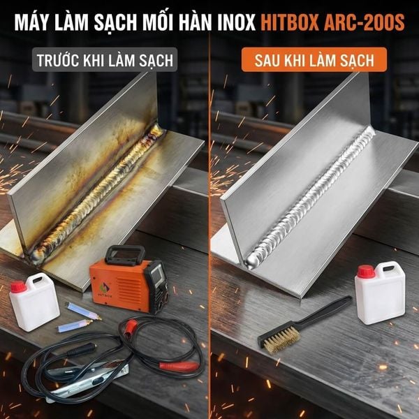 Máy tẩy mối hàn Hitbox ARC-200S