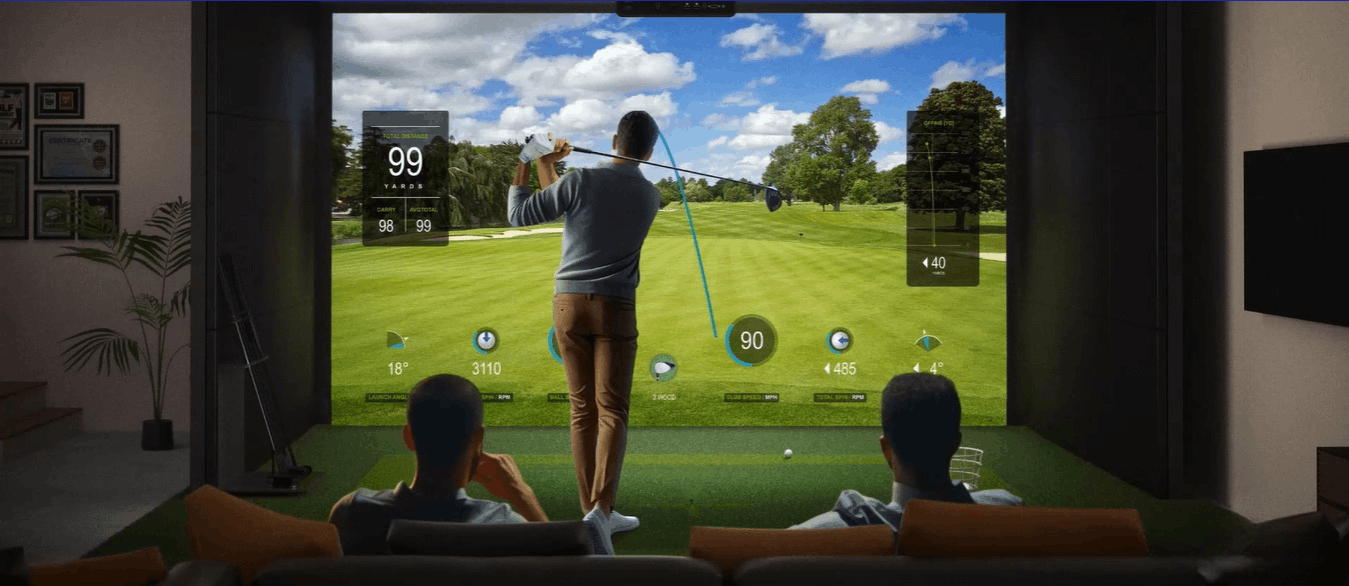 Máy chiếu laser 4K 4000AL mô phỏng golf AK700ST