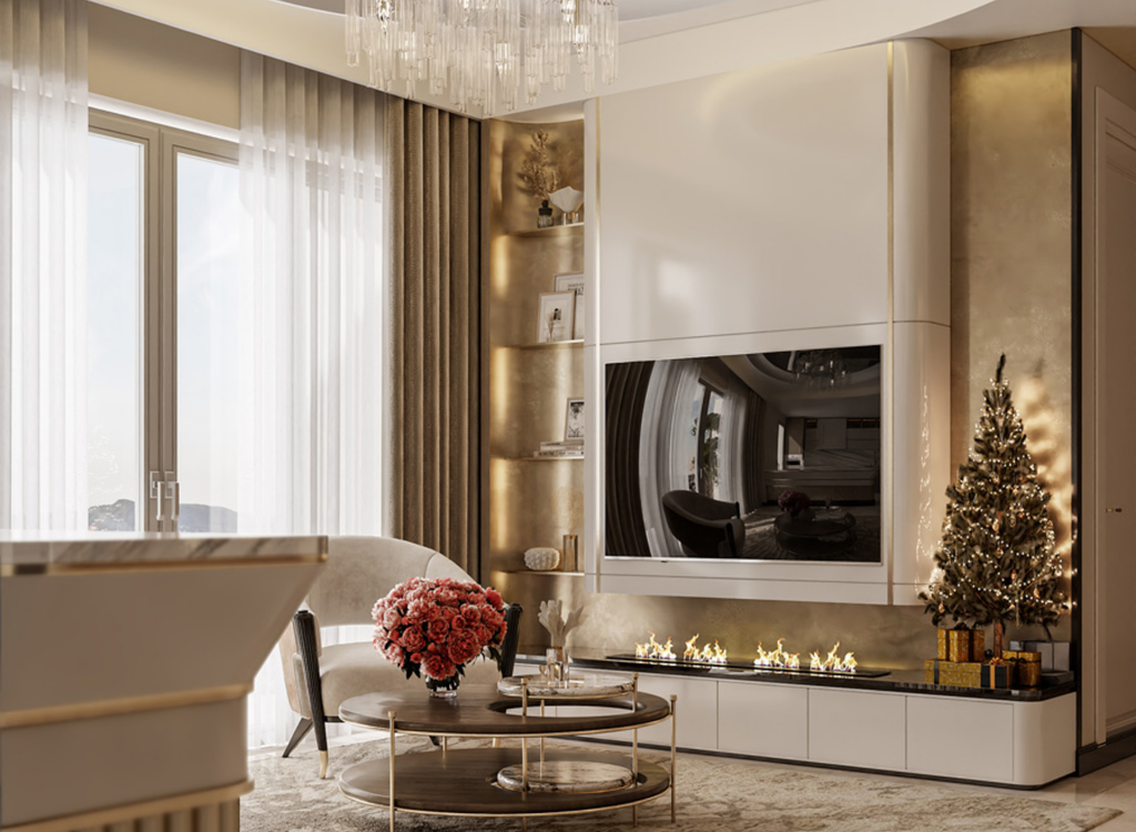 Trang trí Giáng sinh theo phong cách Modern Luxury