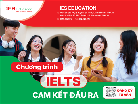 Chương Trình IELTS Cam Kết Đầu Ra Tại IES Education