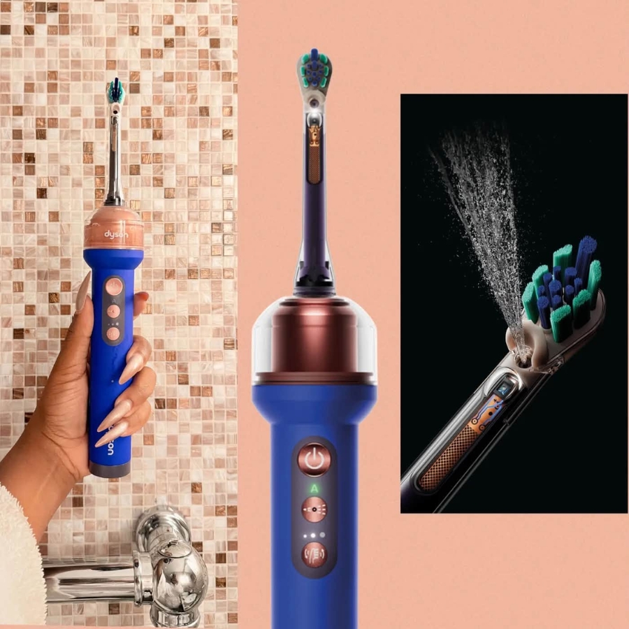 Dyson CameraJet™ sử dụng công nghệ dao động Sonic với chuyển động liên tục của lông bàn chải