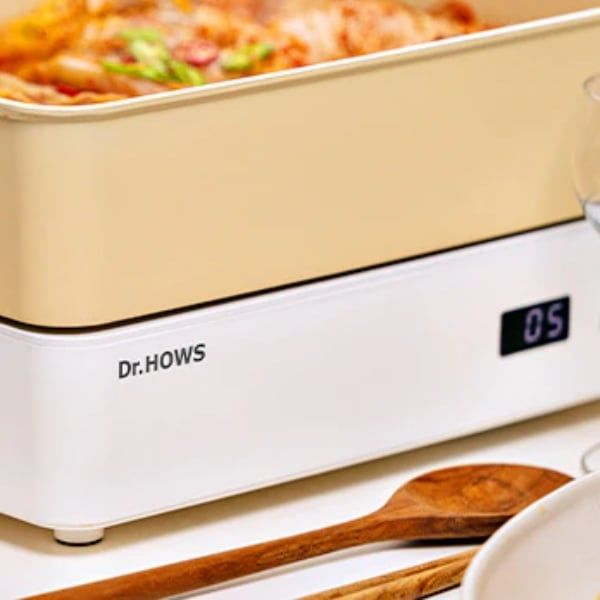 Bếp lẩu nướng đa năng Dr.Hows 3in1 Chống dính & Dễ dàng vệ sinh