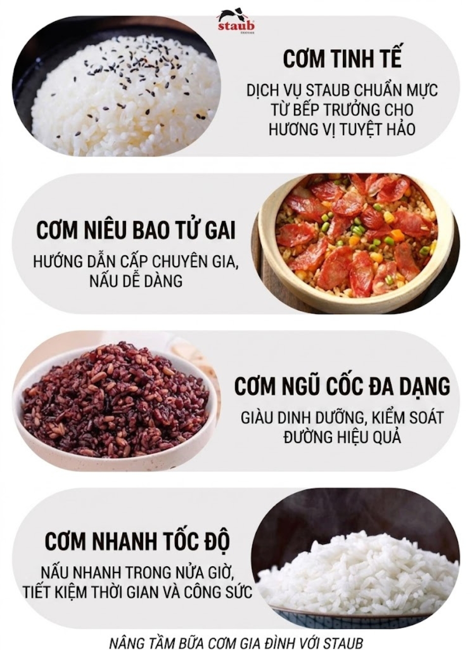 Bếp từ đơn Staub 2000W Điều khiển núm xoay kết hợp cảm ứng hiện đại, thao tác dễ dàng.