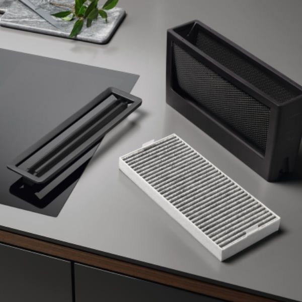 Bếp Từ Kèm Hút Mùi Miele KMDA 7876 FL Bộ lọc mỡ bằng thép không gỉ