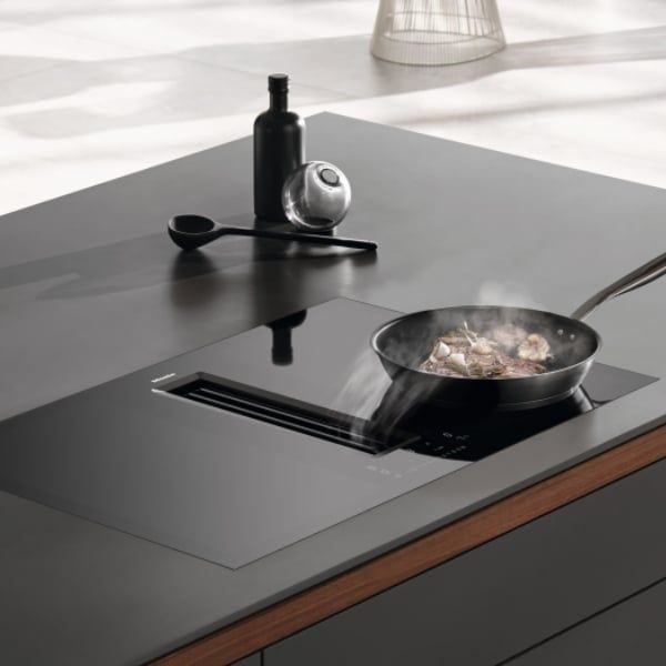 Bếp Từ Kèm Hút Mùi Miele KMDA 7876 FL Máy hút bụi lắp âm