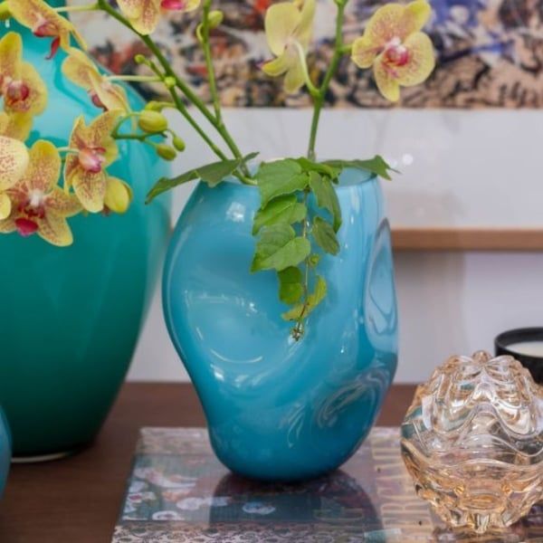 Bình hoa pha lê Egermann 23cm 8215/23/M6/106 Xanh Ngọc 23cm – Tinh Hoa Pha Lê Cộng Hòa Séc - Vẻ Đẹp Sang Trọng Từ Nghệ Thuật Pha Lê Truyền Thống Séc