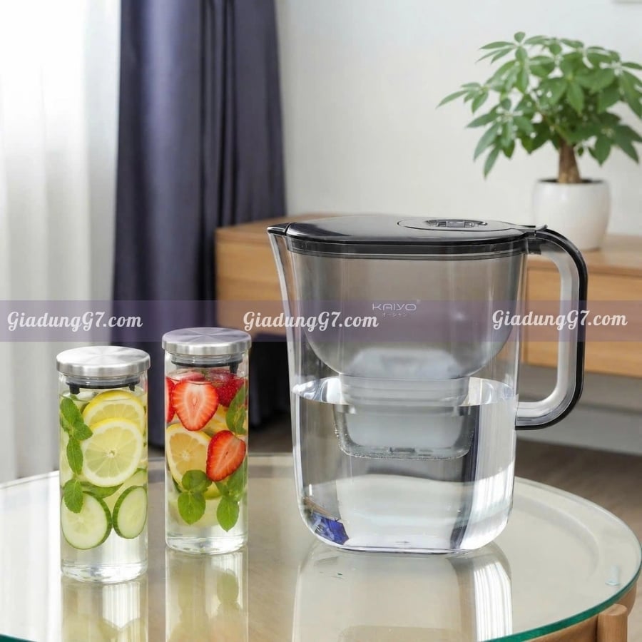 Bình lọc nước Kaiyo KWF-8296 4.2L sở hữu thiết kế gọn nhẹ, thanh lịch, phù hợp với nhiều không gian sống và làm việc