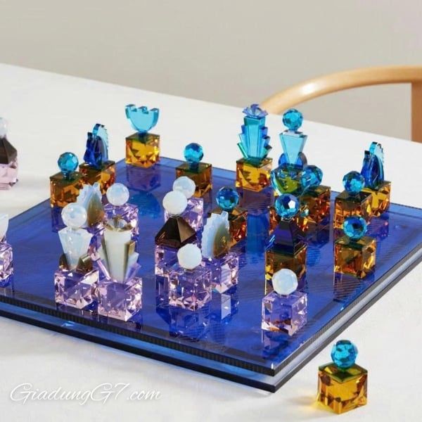 Bộ cờ vua pha lê Triumph - Reflections Copenhagen 41cm