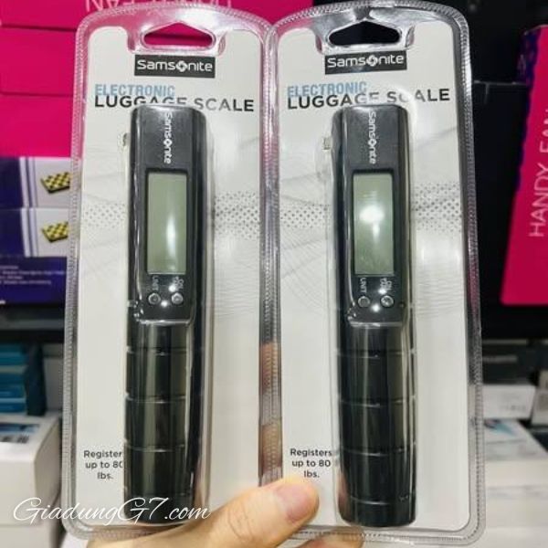 Cân hành lý điện tử Samsonite này rất dễ sử dụng.