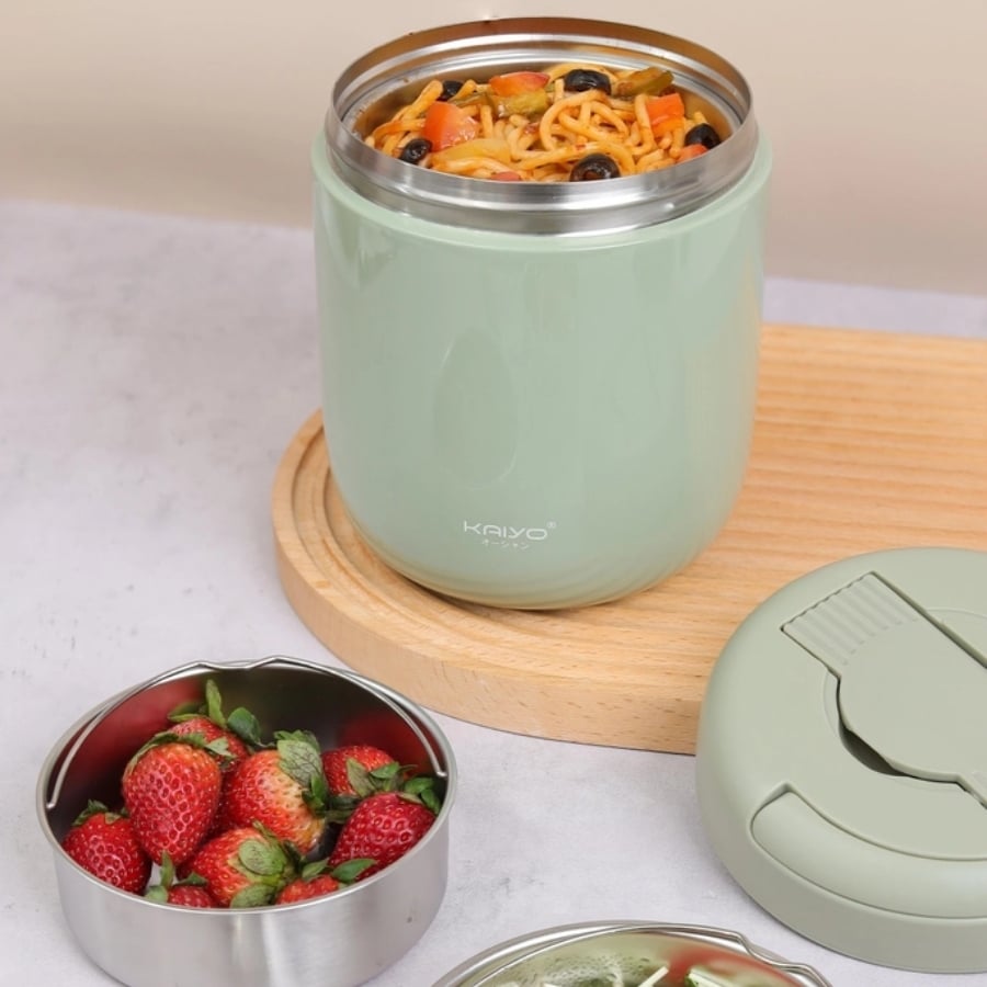 Cặp lồng giữ nhiệt 3 ngăn Kaiyo 1.3L