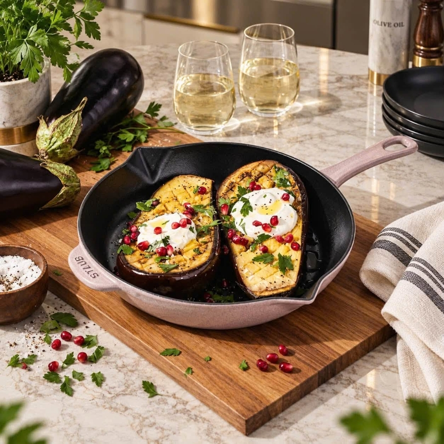 Chảo gang Staub 26cm Sản xuất tại Pháp