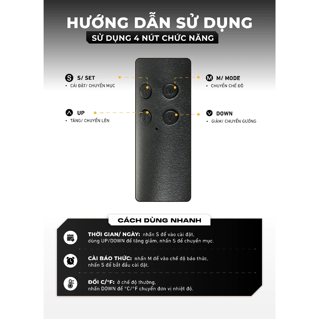 Vận hành không dây nhỏ gọn nhờ viên pin Lithium 1800mAh