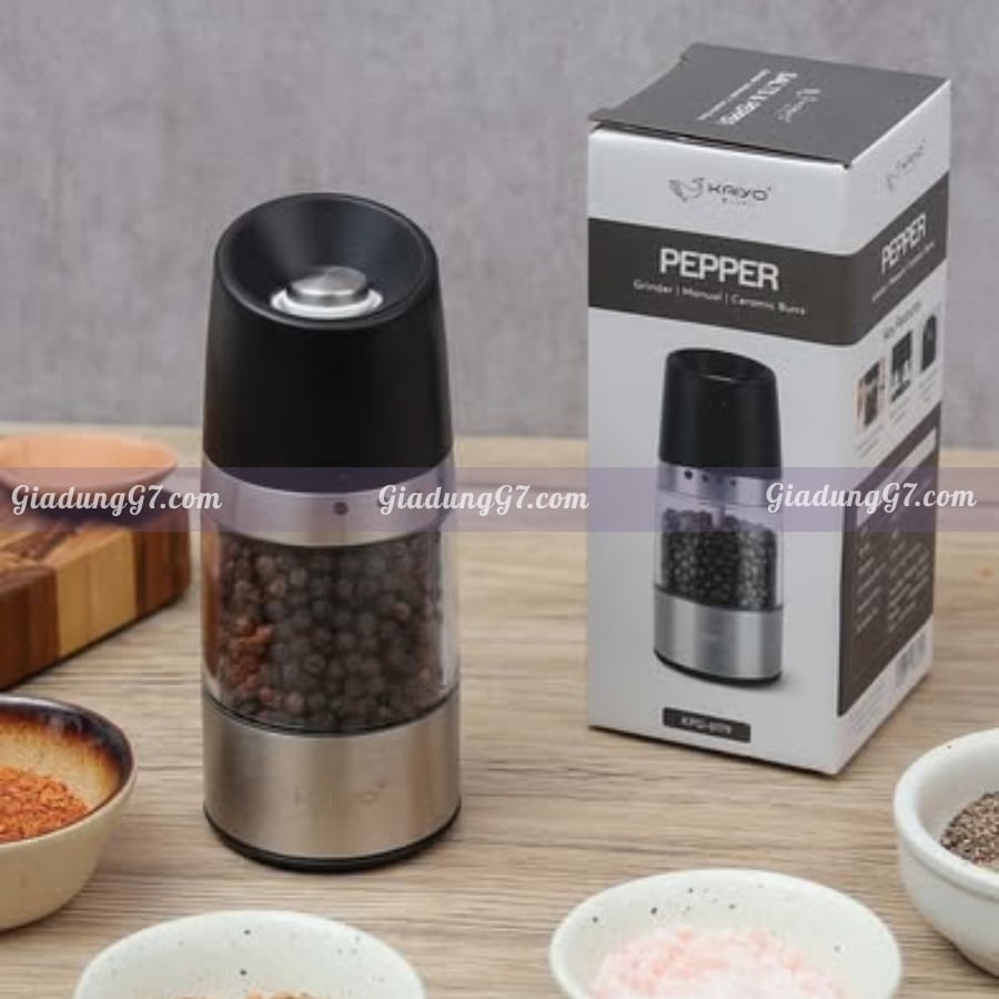 Dụng cụ xay tiêu lưỡi sứ Kaiyo KPG-6179