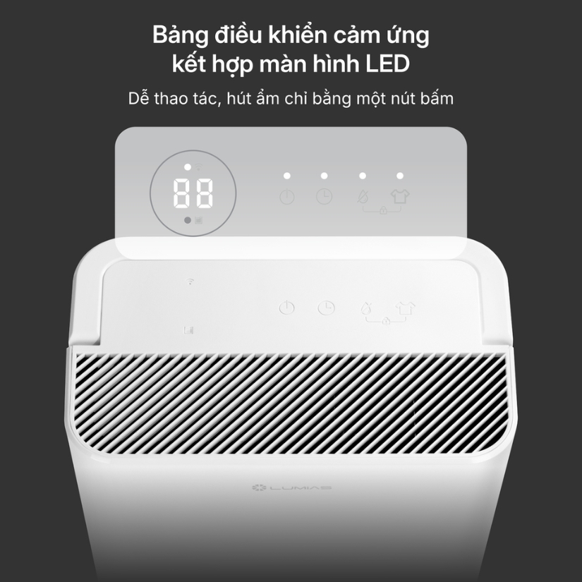 Máy hút ẩm Lumias D6S-12L Tính năng an toàn và chăm sóc sức khỏe