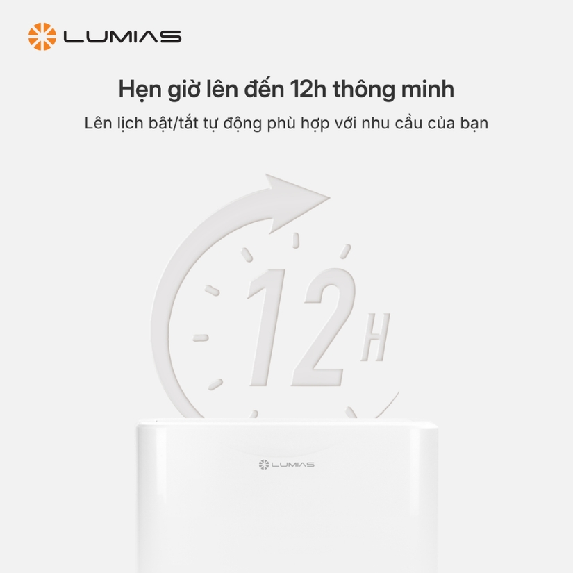 Máy hút ẩm Lumias D6S-12L Hiệu quả hút ẩm mạnh mẽ
